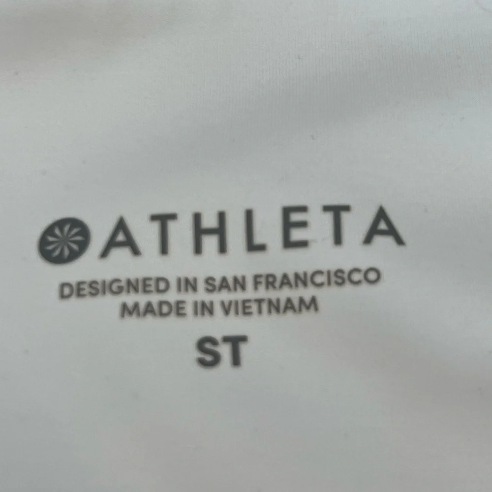 Athleta white lime